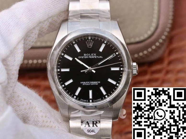Perpetual Black Factory AR Dial 114300 Oyster 39mm Rolex 0115
